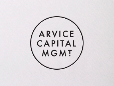 Arvice Logo Design #3 branding business capital company design icon logo management stamp