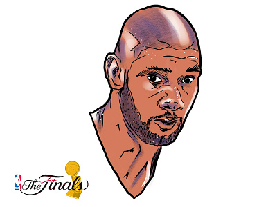 Tim Duncan basketball big fundamental finals heat illustration nba portrait spurs texas tim duncan
