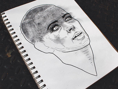 Furiosa Illustration book charcoal drawing film furiosa hand drawn illustration mad max movie pen and ink sketch