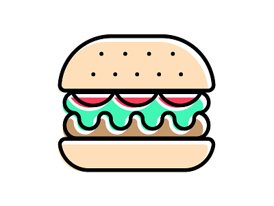 Burger bun burger dining dinner fast food food restaurant sandwich snack