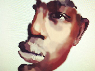 Theophilus London digital paint hip hop illustration music photoshop paint portrait rap theophilus london