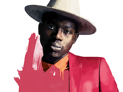 Theophilus London Illustration art digital painting drawing hip hop illustration london music photoshop poster rap sketch theophilus