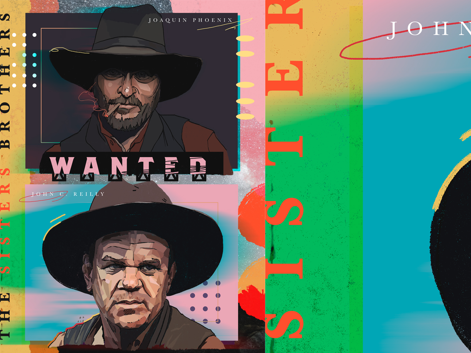 The Sisters Brothers By Timothy Mcauliffe On Dribbble