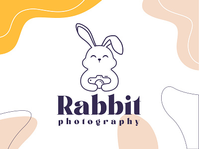 Rabbitography brand design brand logo branding branding logo business logo creative design graphic design illustration logo minimalist modern photography photography logo rabbit rabbit logo