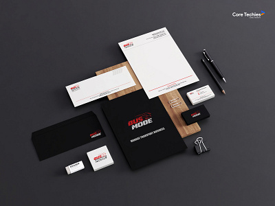 BusMode - Stationery Design graphic design logo typography