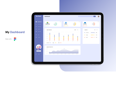 My Dashboard app branding dashboard design graphic design illustration logo typography ui ux vector