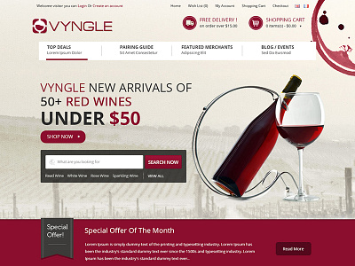 Vyngle Wine concept