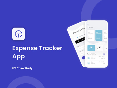 Expense Tracker App budget case study expense money saver ui uxui case study visual design