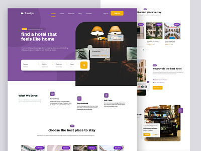 Find Hotel Deals Landing Page Design figma find hotels hotel webpage landing page ui webpage design