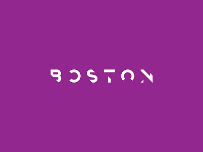 Boston brand fashion graphic design identity lettering logo logotype mark