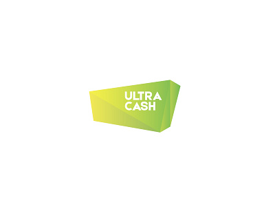 Ultra Cash borrowing cash gold graphic design green identity logo logotype mark money monogram yellow
