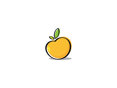 Fruit Mark brand fruit graphic design identity leaf logo mark