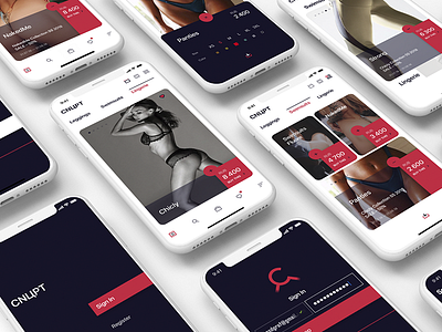 СNЦPT — Concept app e commerce ios mobile store ui ux