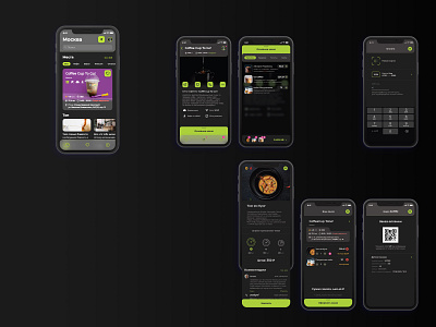 Coffee Cup App app app design coffee components designsystem discount fast food ios mobile order payment product service ui ux workflow