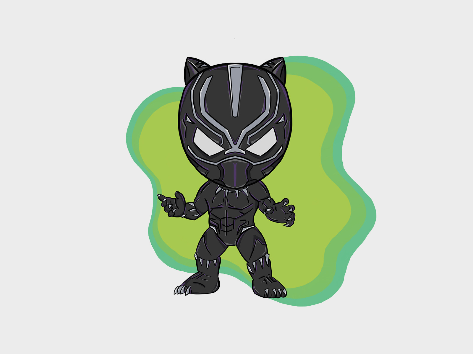 Black Panther By L . Krishnan On Dribbble