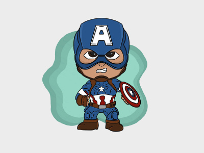Cap America avengers captain america fanart illustration infinitywar marvel