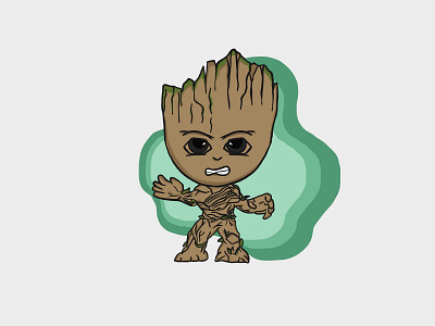 Groot avengers babygroot fanart guardiansofthegalaxy illustration infinitywar marvel