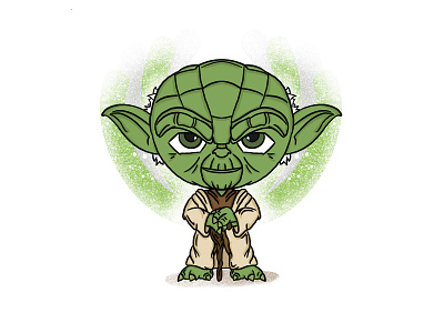 Yoda fanart illustration jedi master yoda starwars yoda
