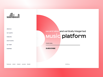 Music Platform concept music platform