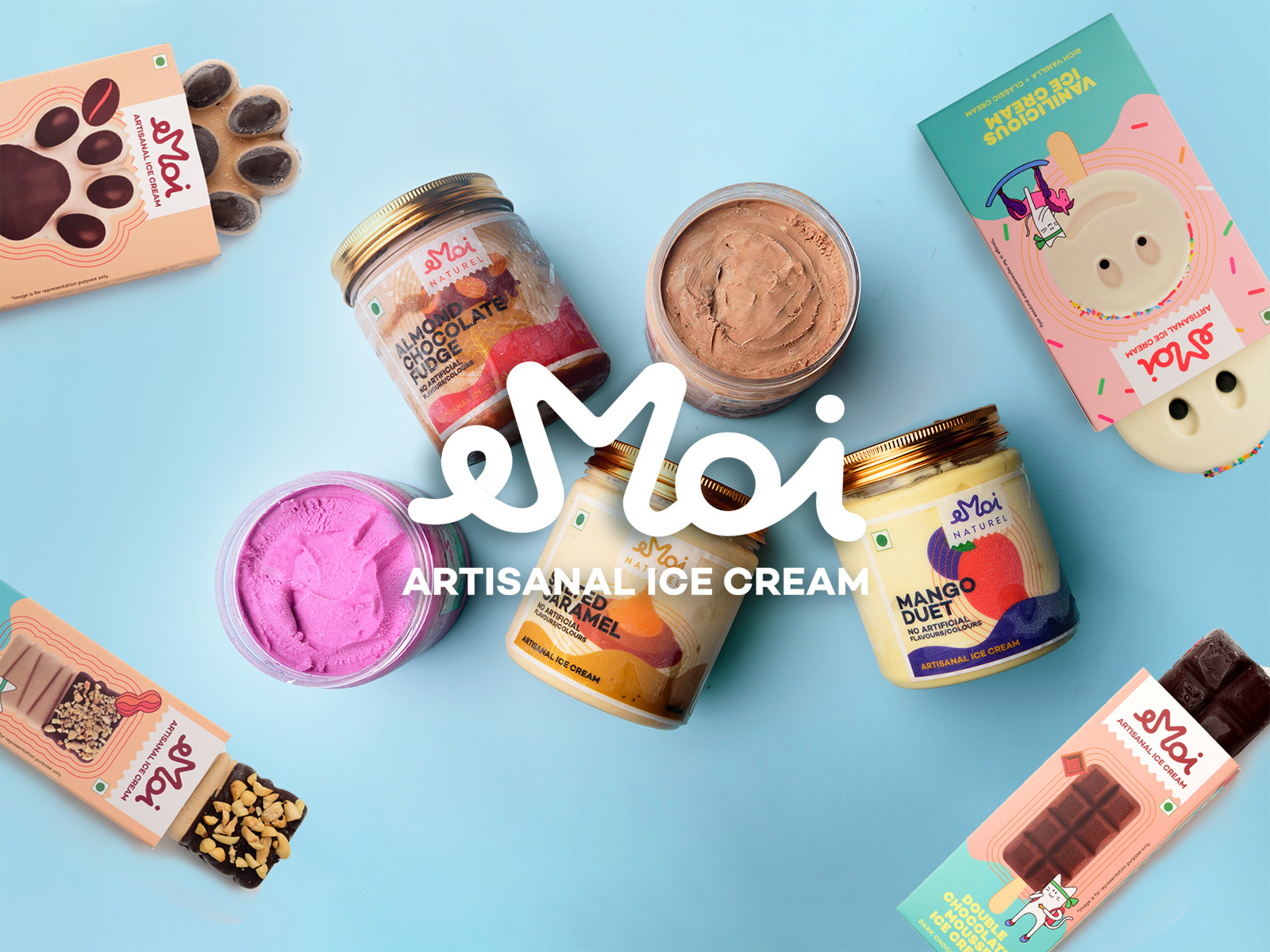 Packaging Design For Emoi Ice Cream by Rajiv Ranjan on Dribbble