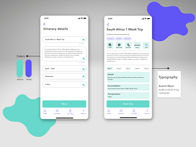 Travel Itinerary details screen app design mobile app mobile app design travel itinerary travel itinerary details travel mobile app ui ux ux design