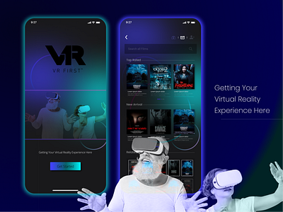 VR Pro app design figma online ui ux
