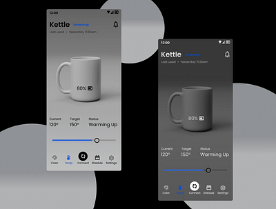 Day 11: Coffee Cup UI - 60 days of Interface Design app design illustration ui ux