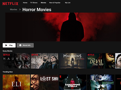 Day 12: Netflix Homepage - 60 days of Interface Design design illustration ui ux