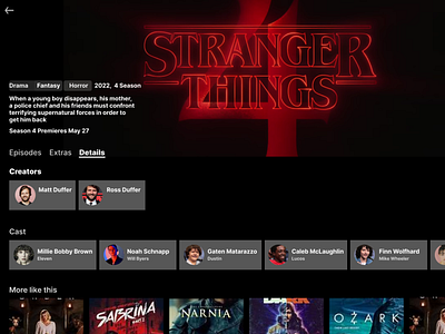 Day 13: Stranger Things - 60 days of Interface Design