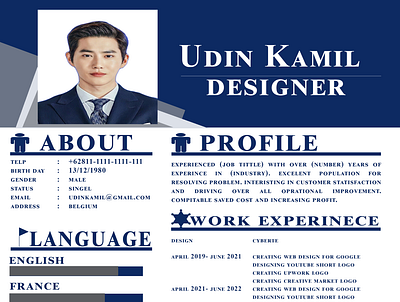 bayu`s first cv cv design graphic design resume typography
