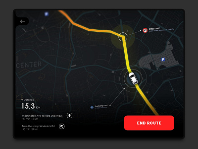 Daily UI :: 029 Map adobe xd dailyui design ipad navigation ui design