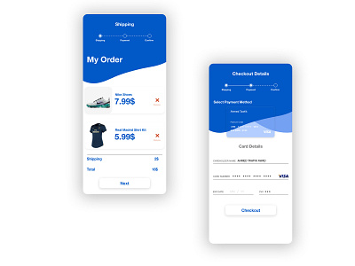 Daily UI :: 002 Credit Card Checkout