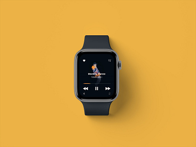 Daily UI :: 009 Music Player smart ui design watch