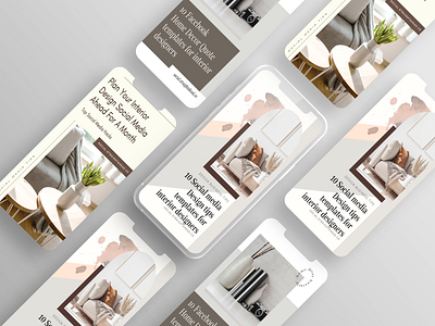 Pinterest Pin Interior Design templates