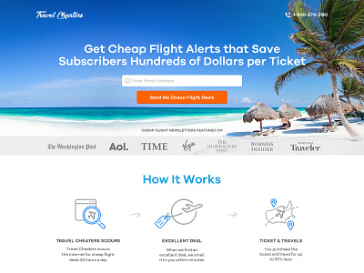 Travel Cheaters Cheap Flight Alert Website branding graphic design