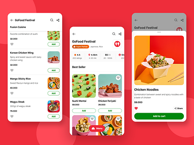 GoFood’s New Merchant Profile (Gojek) by Gojek Design on Dribbble