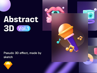 Abstract 3D ui
