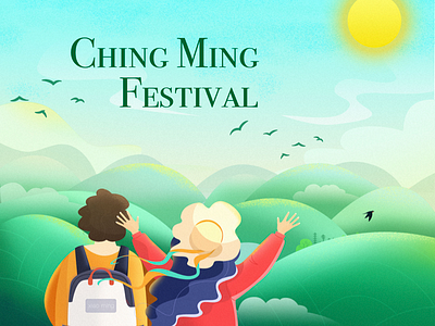 Ching Ming Festival illustration