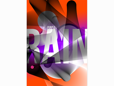 Purple Rain by Prince design graphicdesign music poster