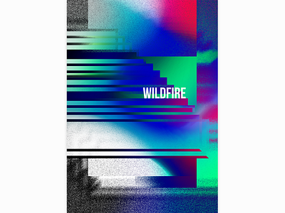 Wildfire by SBTRKT design graphicdesign music poster