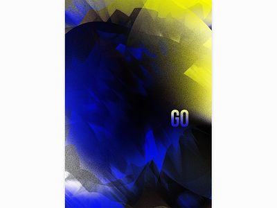 Go by Aedan design graphicdesign music poster