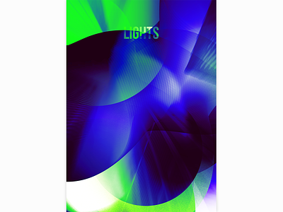 Lights by Archive design graphicdesign music poster