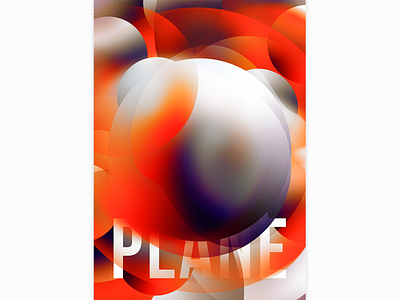 Plane by Glauque design graphicdesign music poster