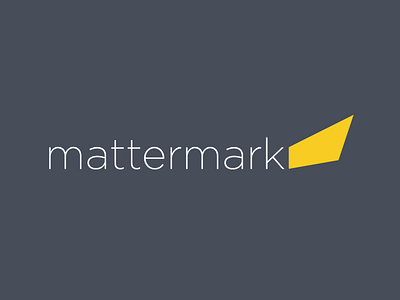 Mattermark Logo Concept