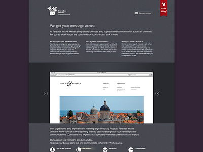 Digital agency website agency design online screen site web