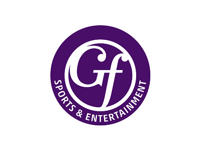 GF Sports & Entertainment branding entertainment purple sports