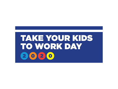 MSG Take your Kids to Work Day blue book branding kids logo poster red sports vector