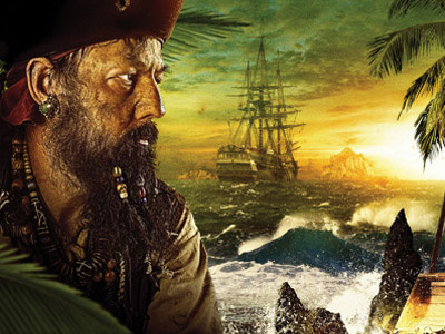 Calico Jack Poster digital art movie pirate poster