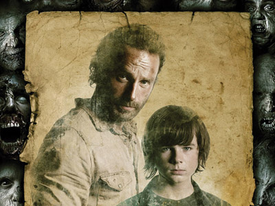 Walking Dead Poster digital art poster television zombie