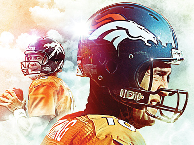 Peyton Manning Poster broncos football nfl poster sports